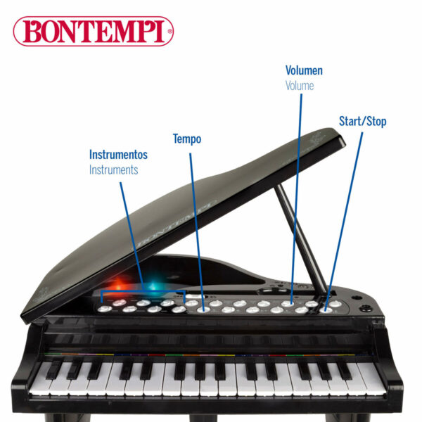 Pianoforte Educativo Apprendimento Bontempi 40 x 62 x 33 cm (2 Unità)