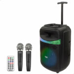Altoparlante con Microfono Karaoke Bontempi Plastica 27 x 40 x 25 cm (2 Unità)