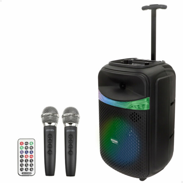 Altoparlante con Microfono Karaoke Bontempi Plastica 27 x 40 x 25 cm (2 Unità)