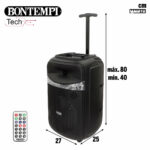 Altoparlante con Microfono Karaoke Bontempi Plastica 27 x 40 x 25 cm (2 Unità)