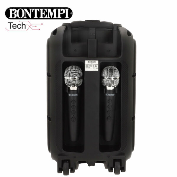 Altoparlante con Microfono Karaoke Bontempi Plastica 27 x 40 x 25 cm (2 Unità)