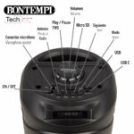 Altoparlante con Microfono Karaoke Bontempi Plastica 16 x 38 x 16 cm (2 Unità)