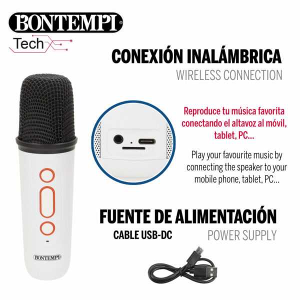 Altoparlante con Microfono Karaoke Bontempi