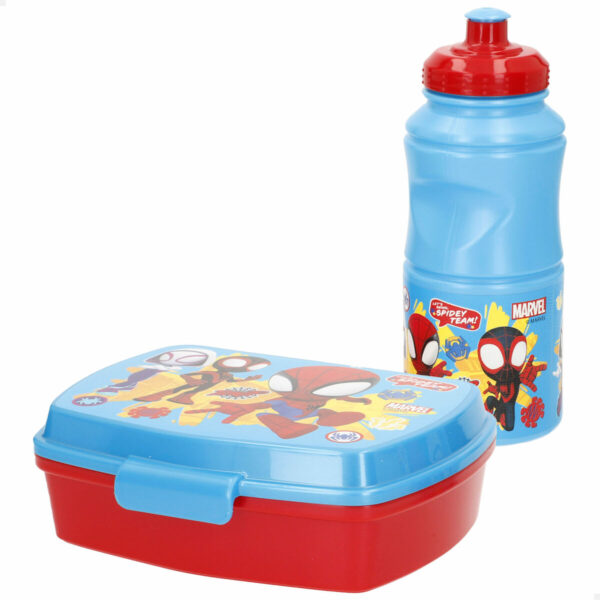 Porta pranzo Spidey 380 ml 17 x 5,5 x 13,5 cm Borraccia (6 Unità)