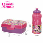 Porta pranzo Minnie Mouse 380 ml 17 x 5,5 x 13,5 cm Borraccia (6 Unità)
