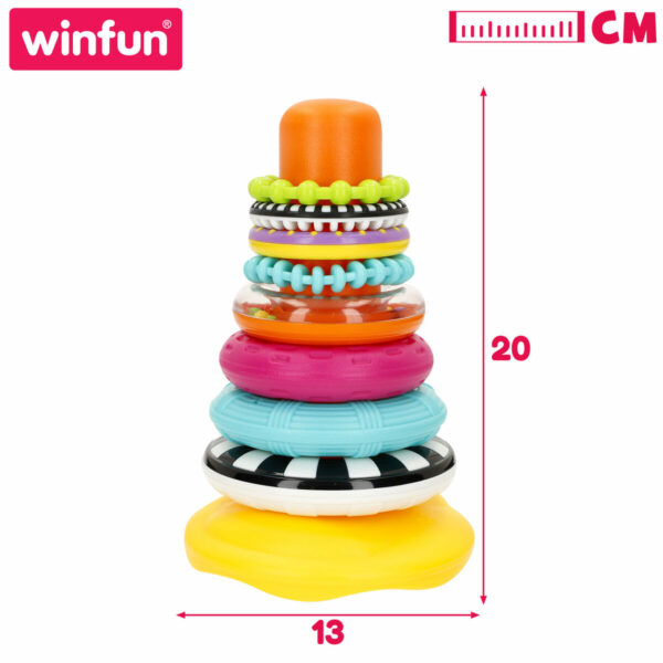 Blocchi Impilabili Winfun 13 x 20 x 13 cm (6 Unità)