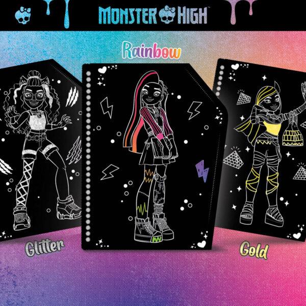 Set da Disegno Monster High (12 Unità)