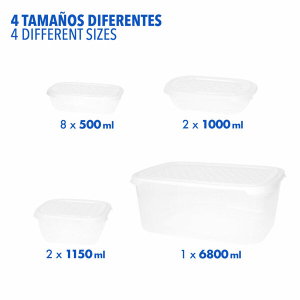 Porta pranzo Max Home polipropilene (6 Unità)