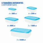 Porta pranzo Max Home polipropilene (4 Unità)