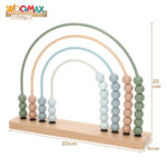 Gioco di Legno Woomax 22 x 22 x 6 cm (2 Unità)