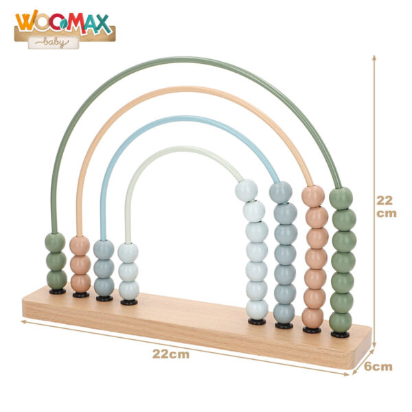 Gioco di Legno Woomax 22 x 22 x 6 cm (2 Unità)
