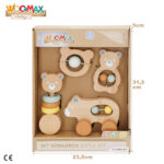 Set di sonagli Woomax 13,5 X 9,5 X 4,5 CM (4 Unità)