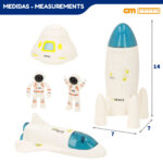 Playset Colorbaby astronautas 7 Pezzi