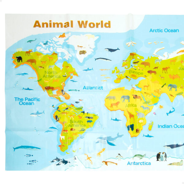 Set Animali Selvaggi Colorbaby Plastica 15 x 10 x 8 cm (4 Unità)