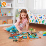 Set Dinosauri Colorbaby 18 x 10 x 6 cm 30 Pezzi 4 Unità