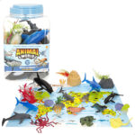 Figure di animali Colorbaby Plastica 23 X 10 X 7 CM (4 Unità)