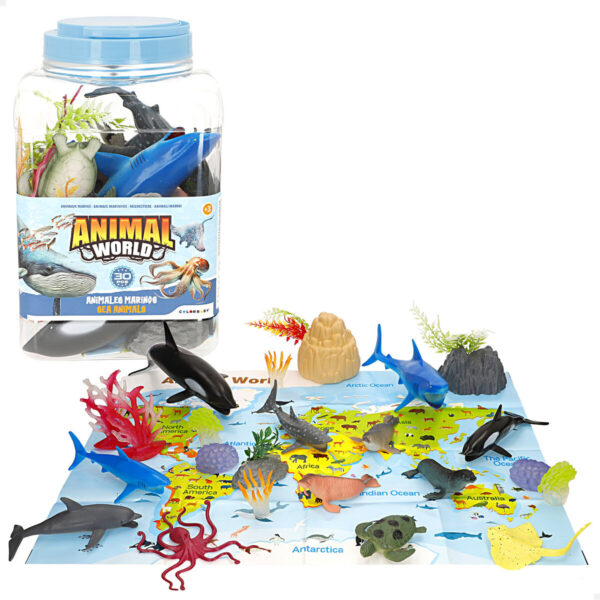 Figure di animali Colorbaby Plastica 23 X 10 X 7 CM (4 Unità)