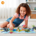 Figure di animali Colorbaby Plastica 23 X 10 X 7 CM (4 Unità)