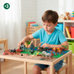 Set Animali Selvaggi Colorbaby Plastica 13 x 12 x 5 cm (4 Unità)