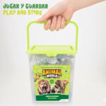 Set Animali Selvaggi Colorbaby Plastica 13 x 12 x 5 cm (4 Unità)