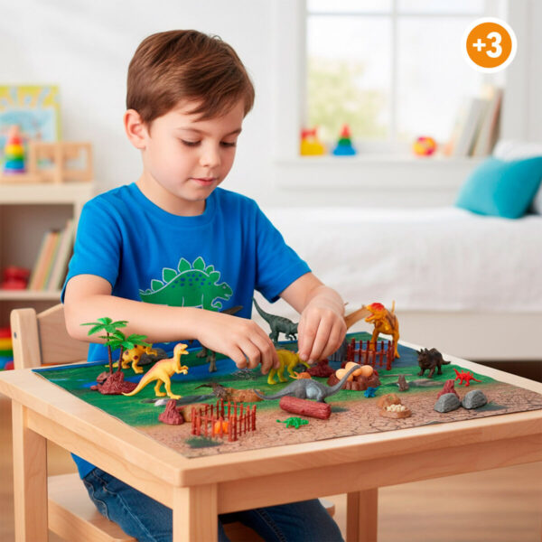 Set Dinosauri Colorbaby 20 x 12 x 7 cm 52 Pezzi 4 Unità