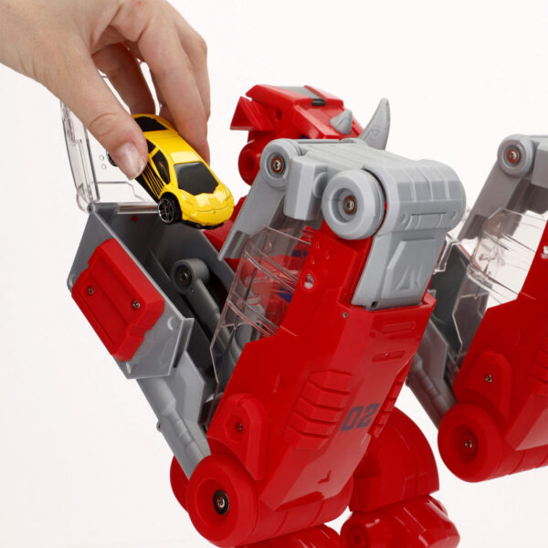 Super Robot Trasformabile Luce Suono 24 X 28 X 16 CM 2 Unità