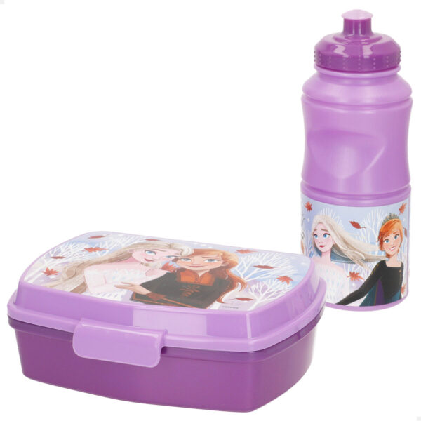 Portamerenda con Accessori Frozen 380 ml 17 x 5,5 x 13,5 cm (6 Unità)