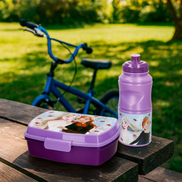 Portamerenda con Accessori Frozen 380 ml 17 x 5,5 x 13,5 cm (6 Unità)