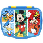 Portamerenda con Accessori Mickey Mouse Plastica 380 ml 17 x 5,5 x 13,5 cm (6 Unità)