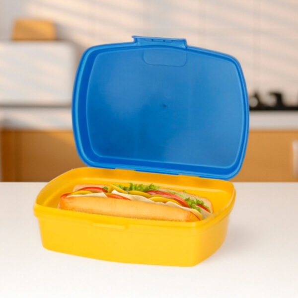 Portamerenda con Accessori Mickey Mouse Plastica 380 ml 17 x 5,5 x 13,5 cm (6 Unità)