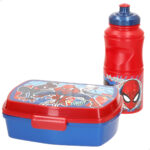Portamerenda con Accessori Spider-Man Plastica 380 ml 17 x 5,5 x 13,5 cm (6 Unità)