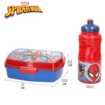 Portamerenda con Accessori Spider-Man Plastica 380 ml 17 x 5,5 x 13,5 cm (6 Unità)