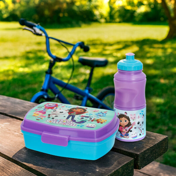 Portamerenda con Accessori Gabby's Dollhouse Plastica 380 ml 17 x 5,5 x 13,5 cm (6 Unità)