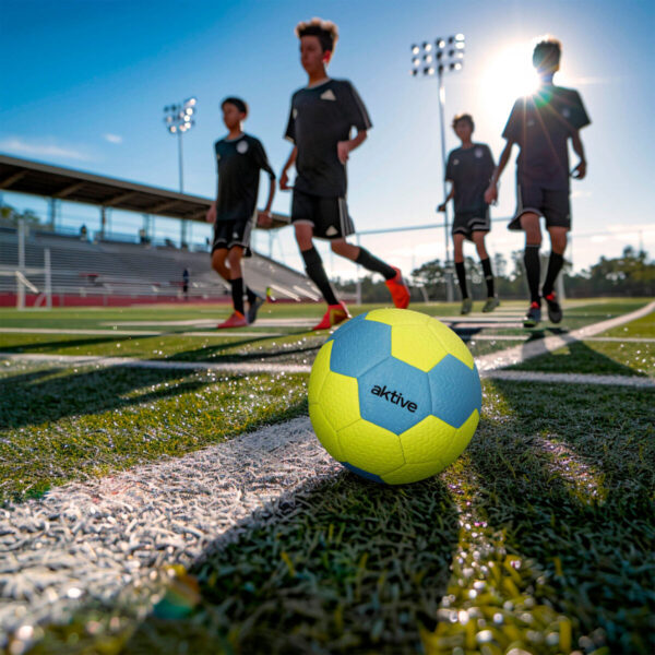 Pallone da Calcio Aktive Taglia 5 22 x 22 x 22 cm 12 Unità