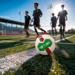 Pallone da Calcio Aktive Portugal Taglia 5 22 x 22 x 22 cm 12 Unità