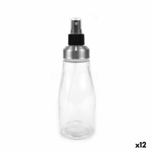 Oliera Anna Trasparente Argentato Vetro 330 ml (12 Unità)