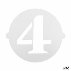 Modello per torta Algon Numeri 4 36 Unità