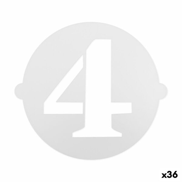 Modello per torta Algon Numeri 4 36 Unità