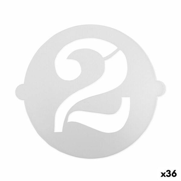 Modello per torta Algon Numeri 2 36 Unità
