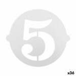 Modello per torta Algon Numeri 5 36 Unità
