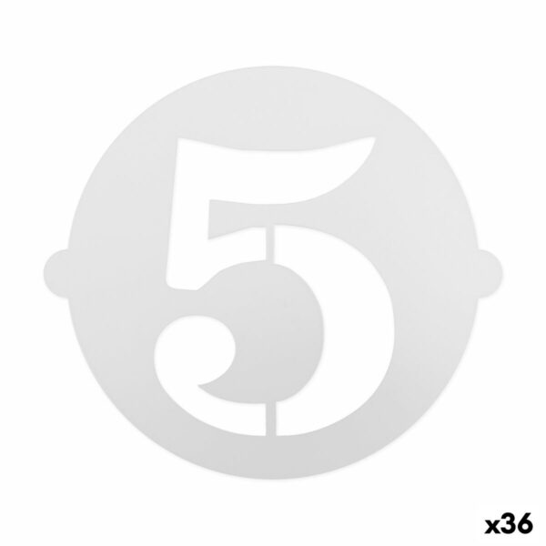 Modello per torta Algon Numeri 5 36 Unità