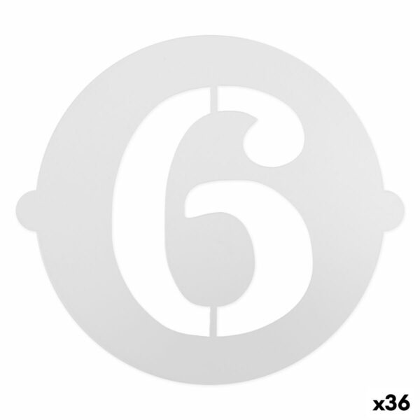 Modello per torta Algon Numeri 6 36 Unità