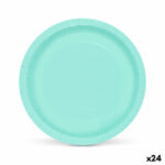 Set di piatti Algon Acquamarina 20 cm 10 Pezzi (24 Unità)