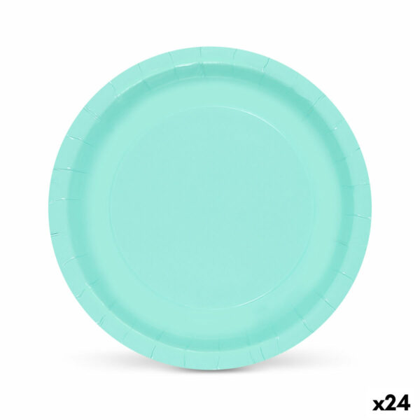 Set di piatti Algon Acquamarina 20 cm 10 Pezzi (24 Unità)