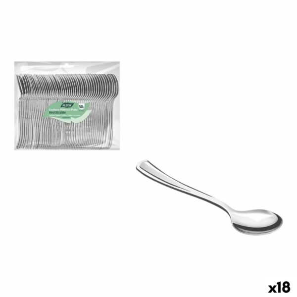Set di Cucchiai Algon 17 cm 50 Pezzi (18 Unità)