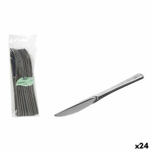 Set di coltelli riutilizzabili Algon Argentato Plastica 20 cm 10 Pezzi (24 Unità)