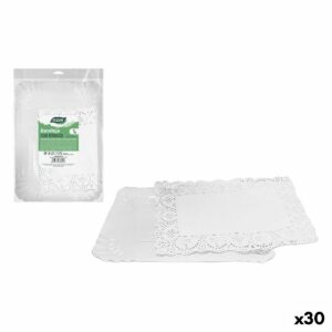 Vassoio per aperitivi Algon Rettangolare 26 x 36 cm (30 Unità)