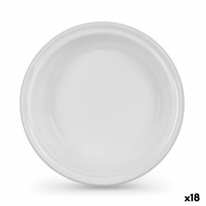 Set di piatti Algon Plastica 20,5 cm 20,5 x 3 cm 12 Pezzi (18 Unità)