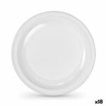 Set di piatti Algon Plastica 22 cm 22 x 22 x 1,5 cm 10 Pezzi (18 Unità)