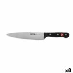 Coltello da Cucina Quttin SYBARITE Nero Argentato 20 cm (8 Unità)